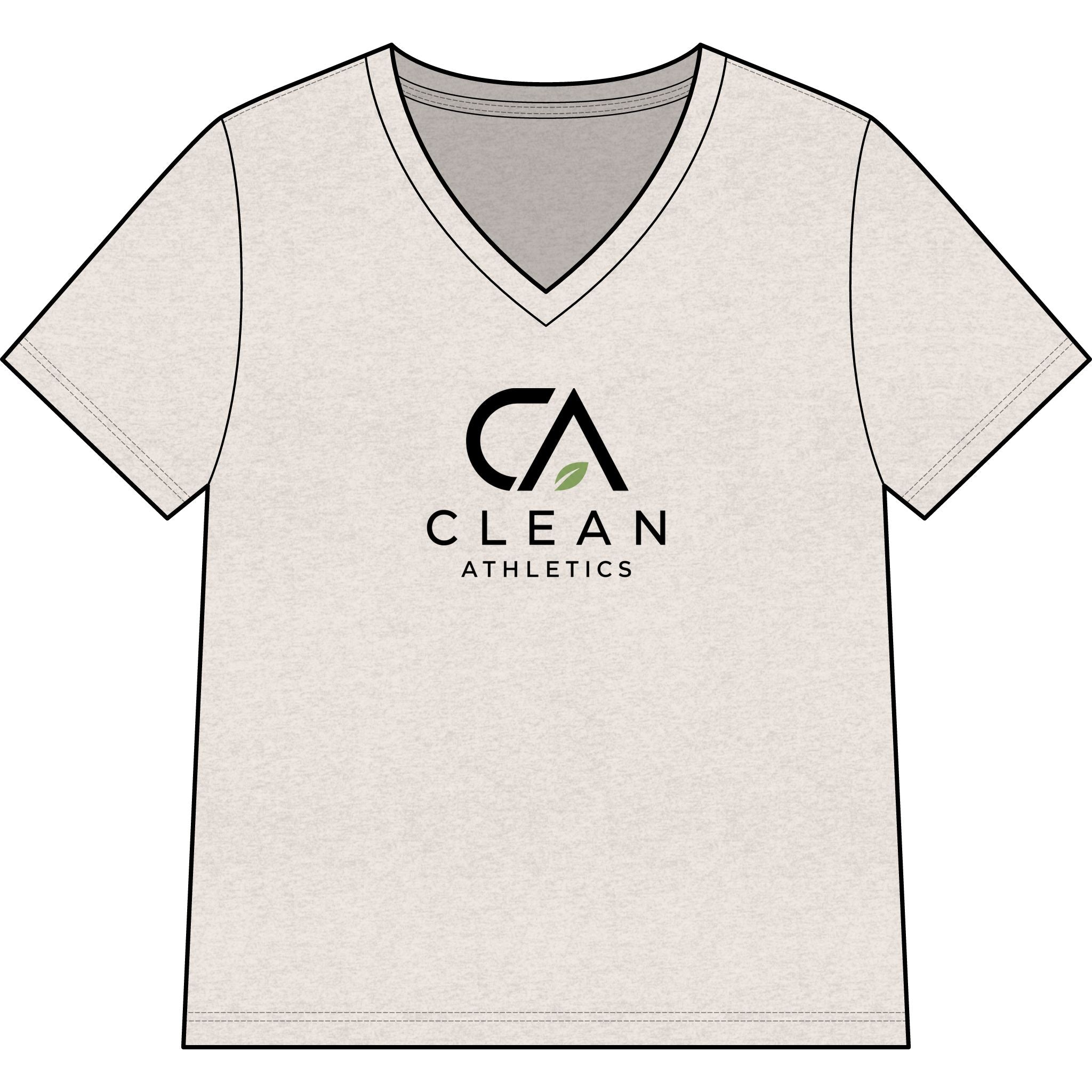 Clean Athletics™ Women’s Relaxed V-Neck Tee