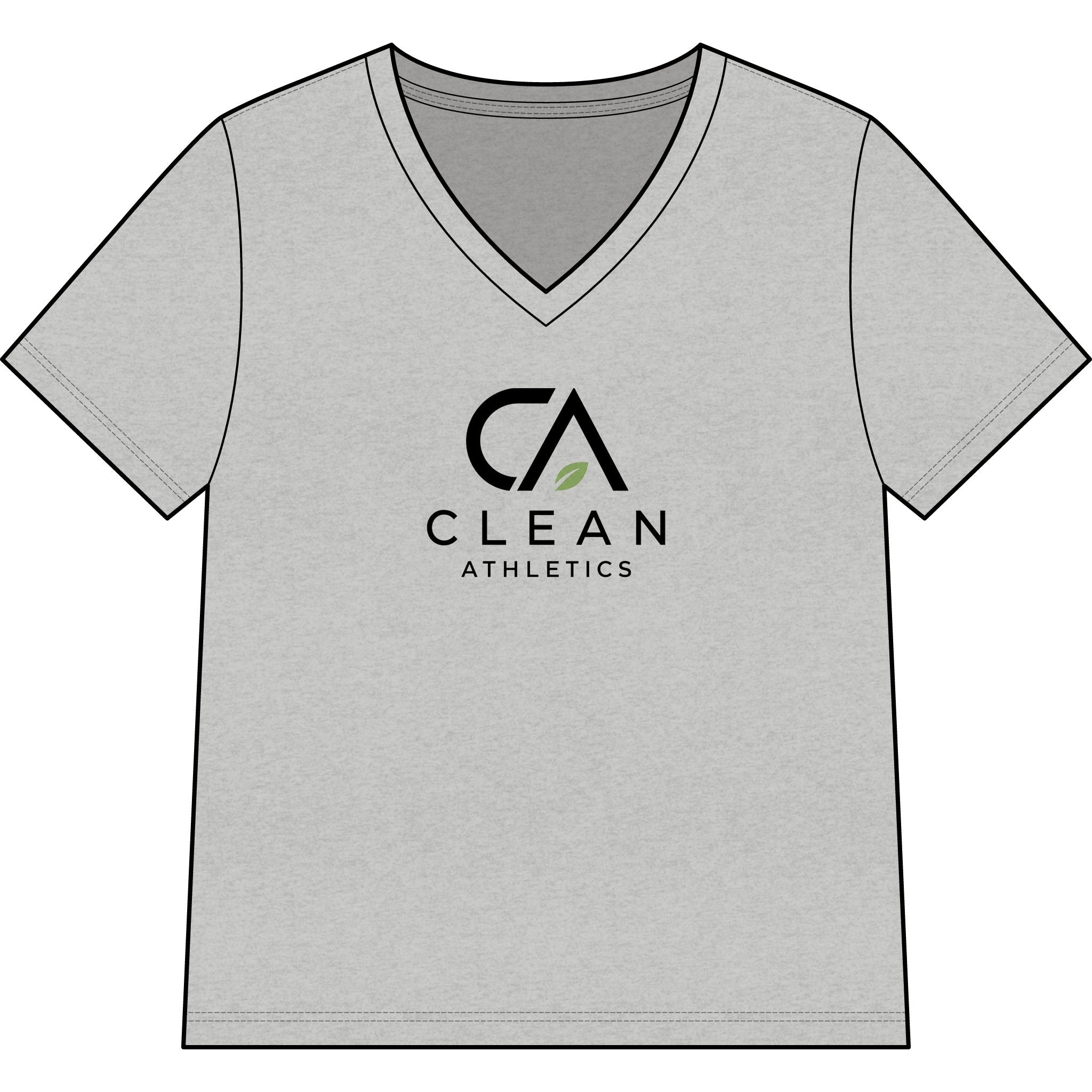 Clean Athletics™ Women’s Relaxed V-Neck Tee
