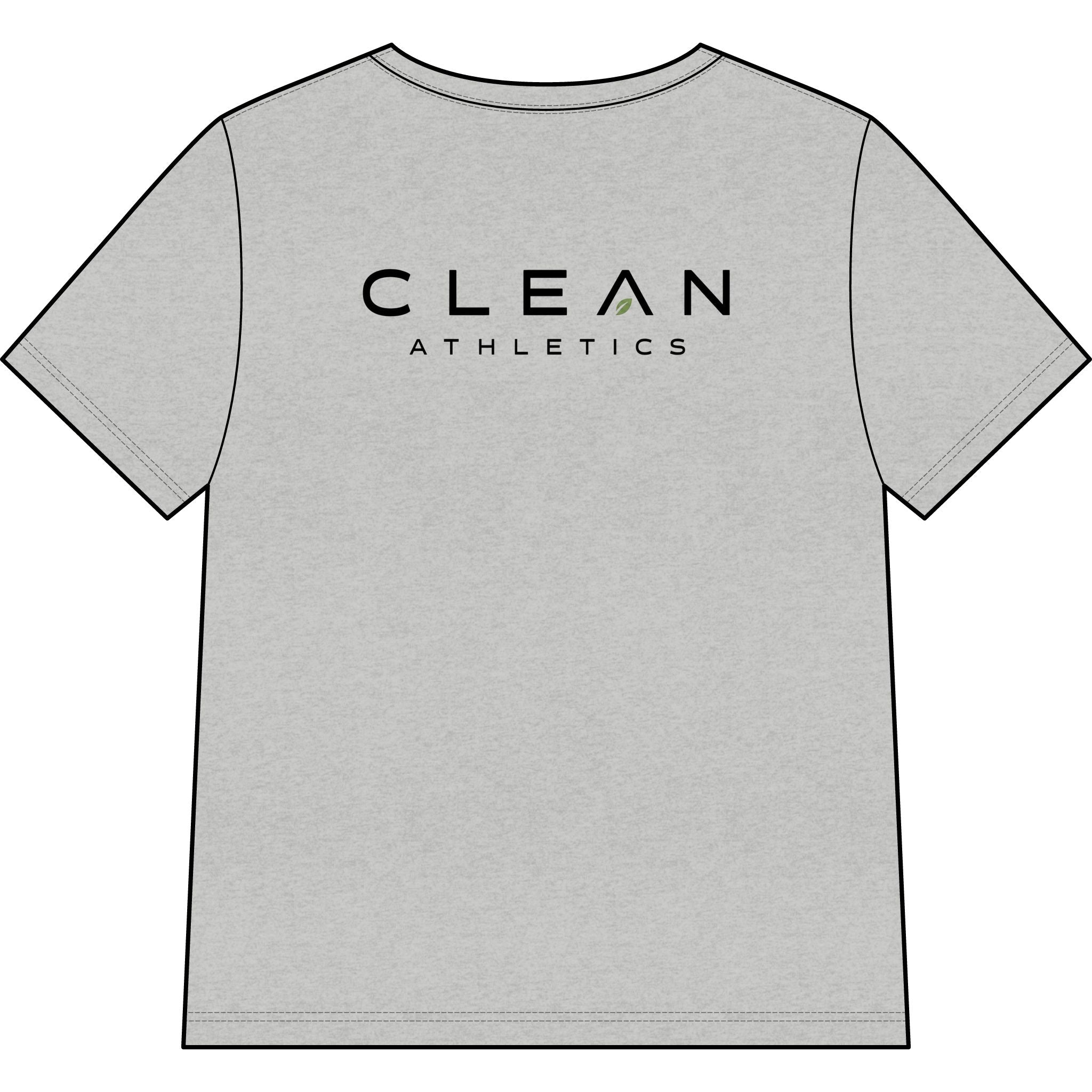 Clean Athletics™ Women’s Relaxed V-Neck Motto Tee