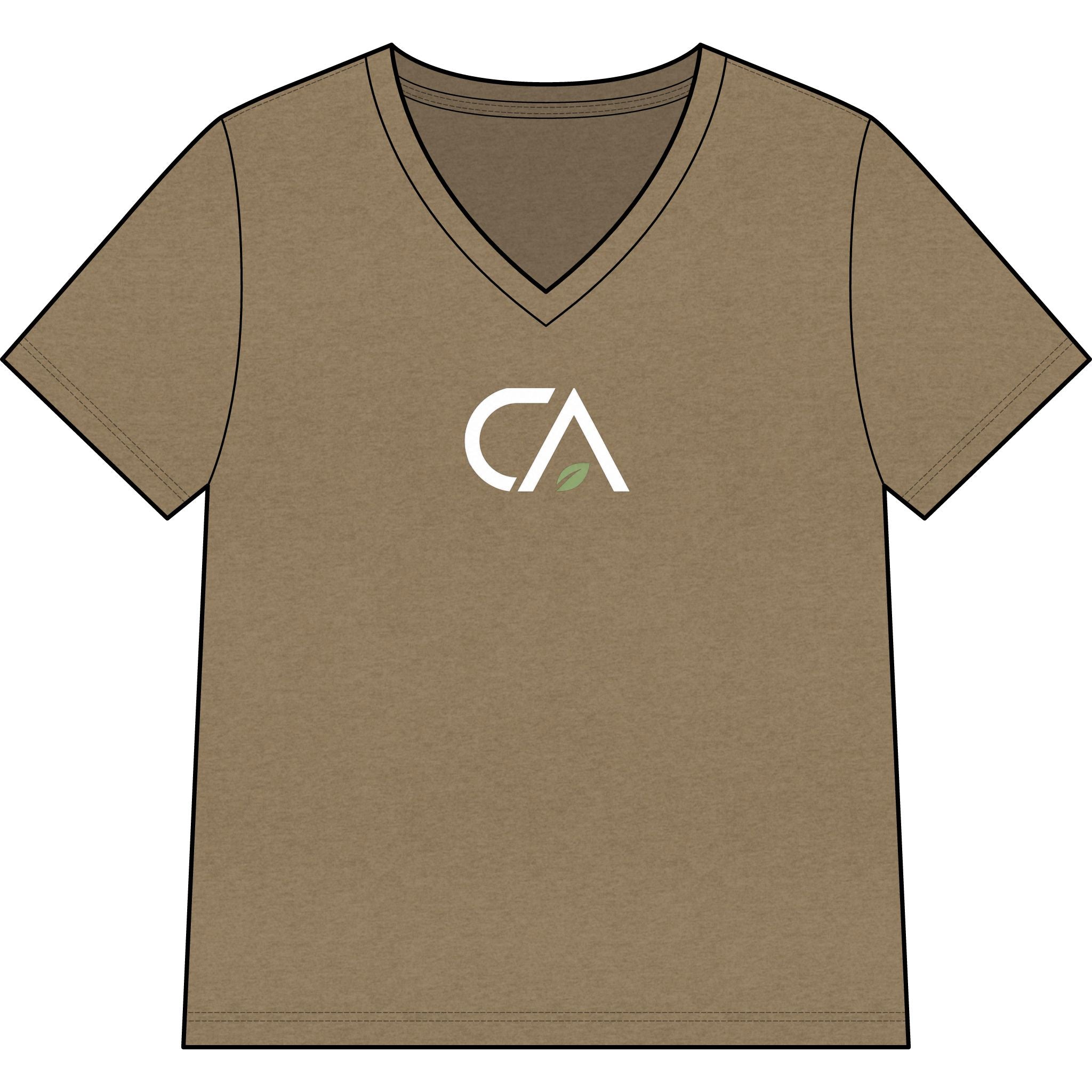 Clean Athletics™ Women’s Relaxed V-Neck Tee 02