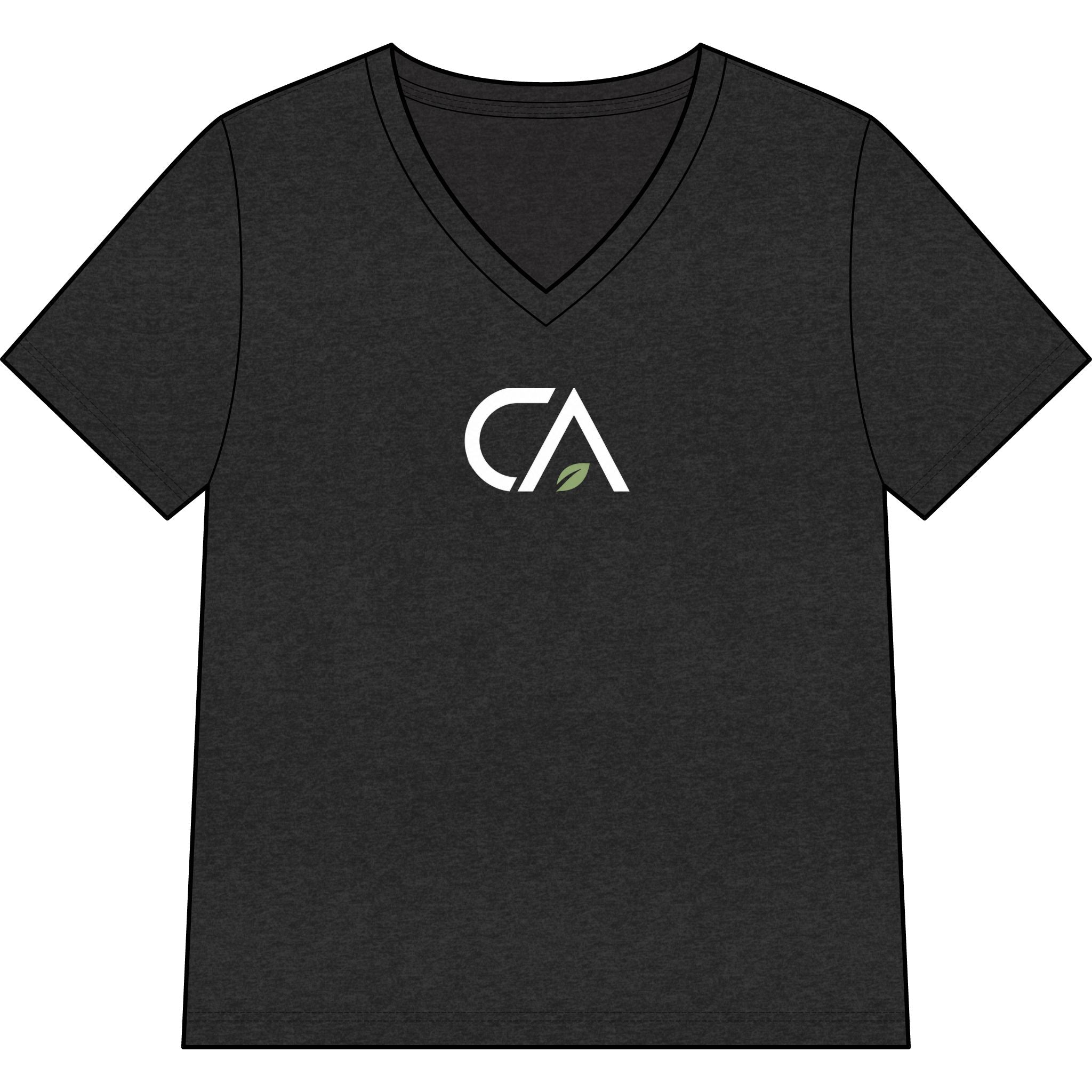 Clean Athletics™ Women’s Relaxed V-Neck Tee 02