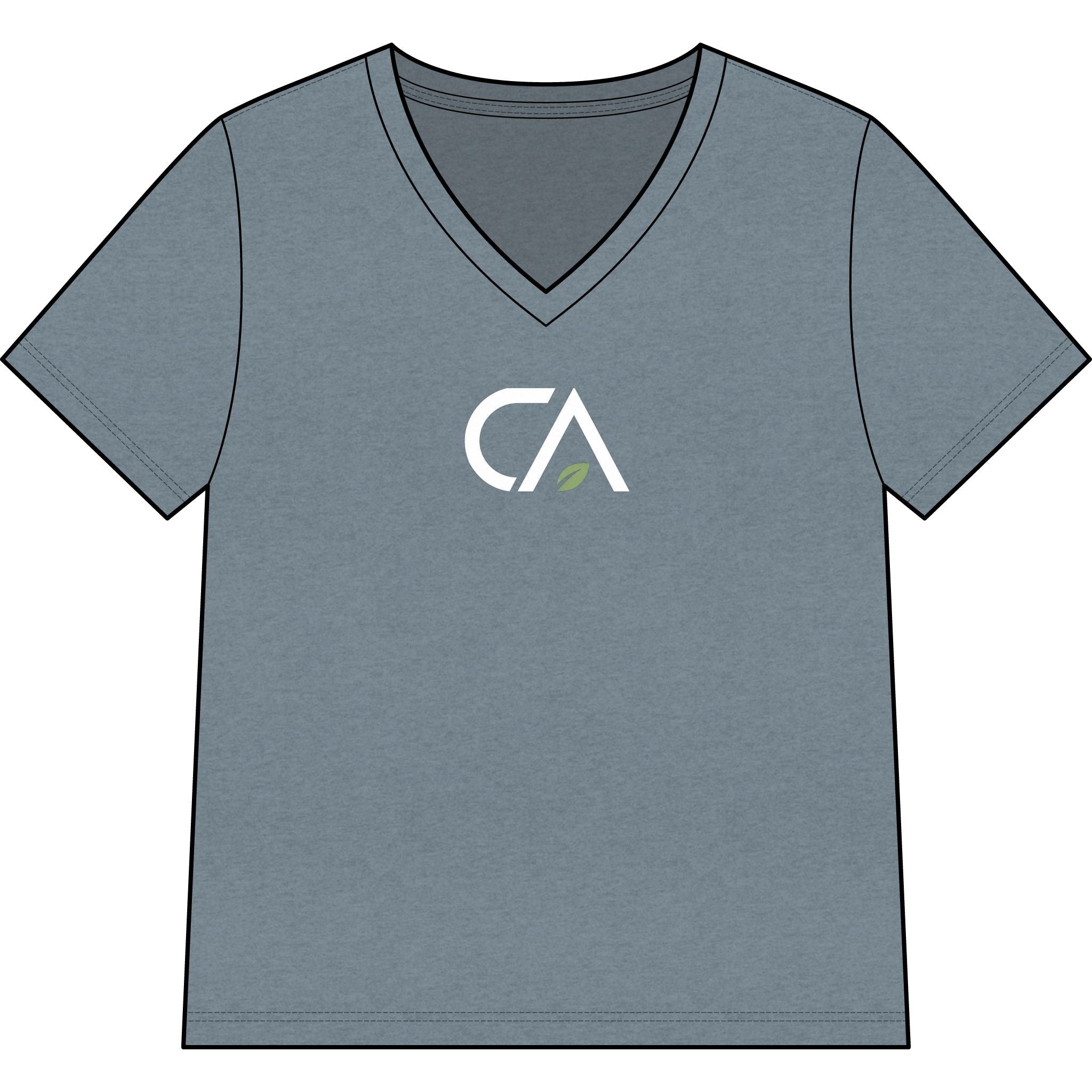 Clean Athletics™ Women’s Relaxed V-Neck Tee 02