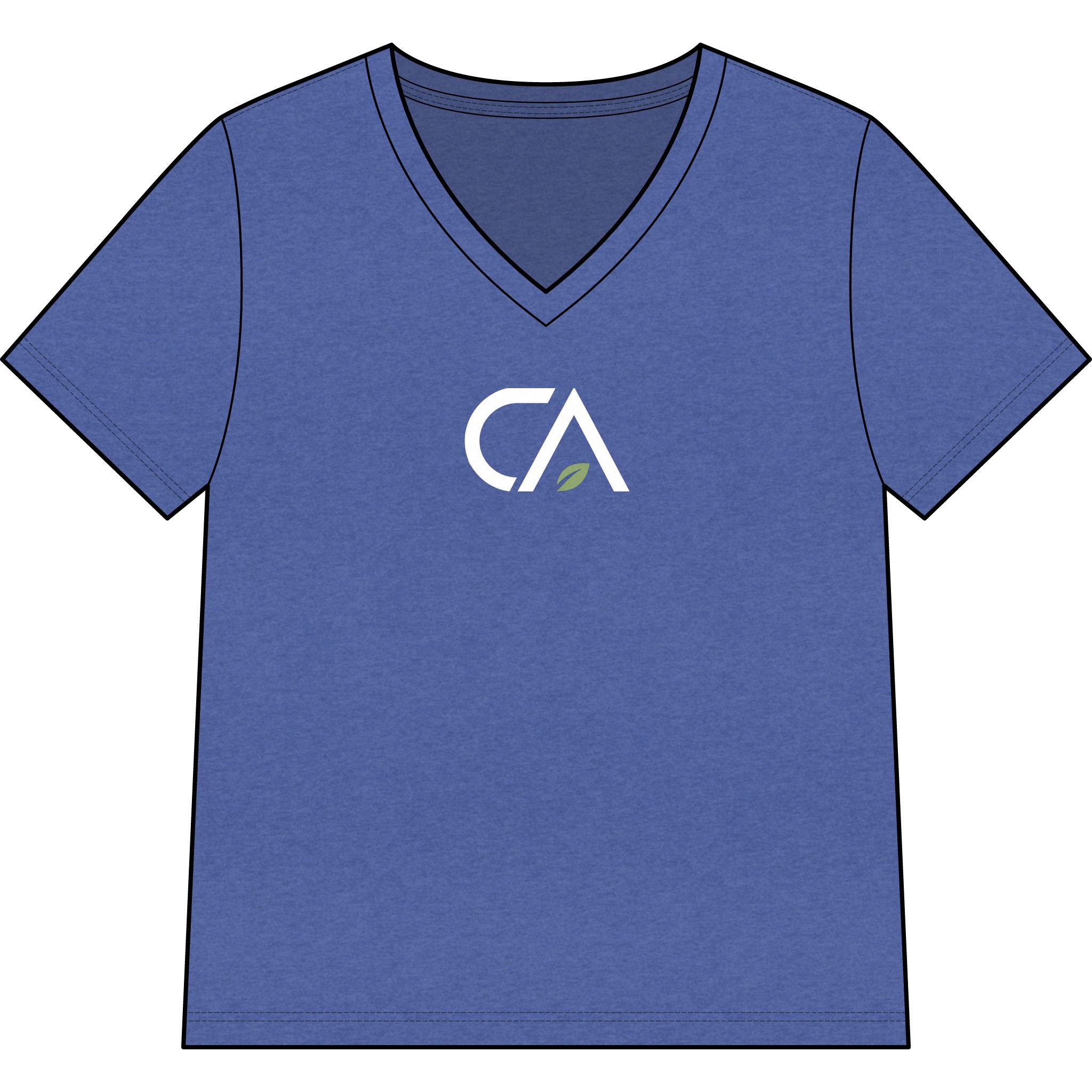 Clean Athletics™ Women’s Relaxed V-Neck Tee 02