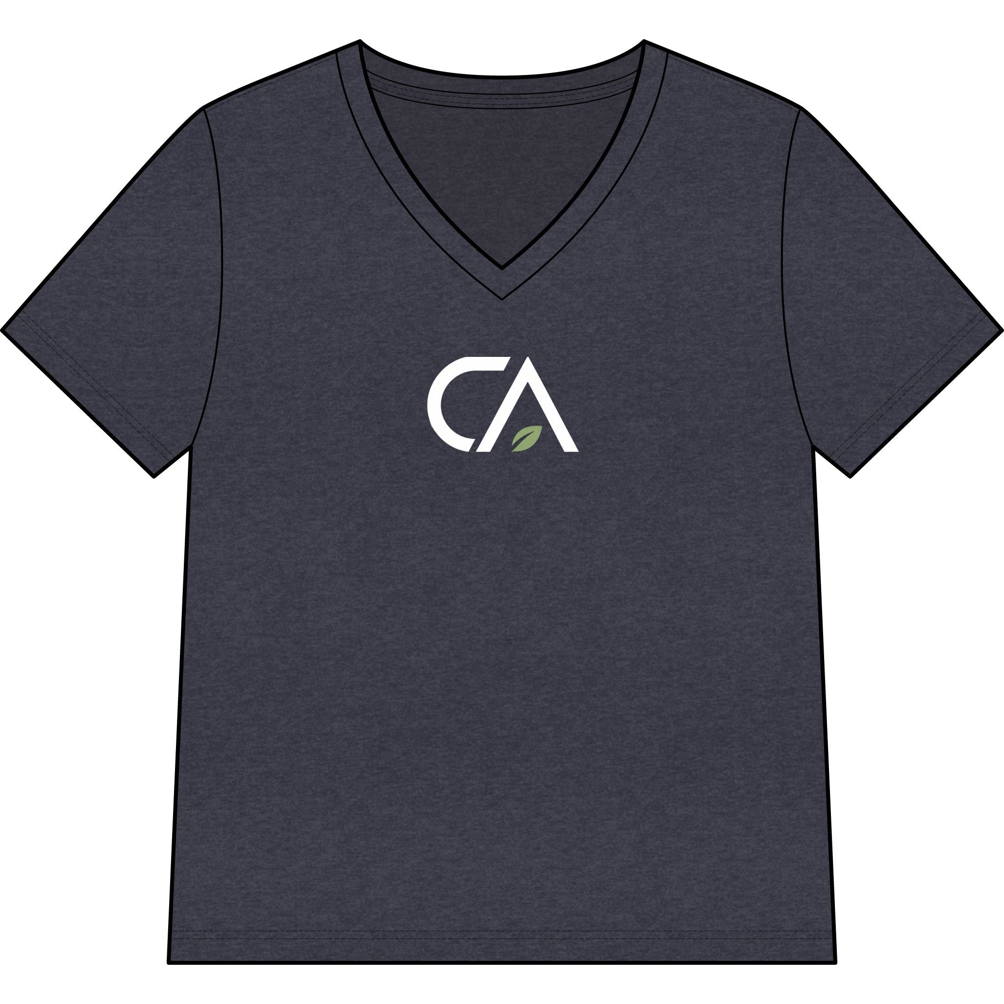 Clean Athletics™ Women’s Relaxed V-Neck Tee 02