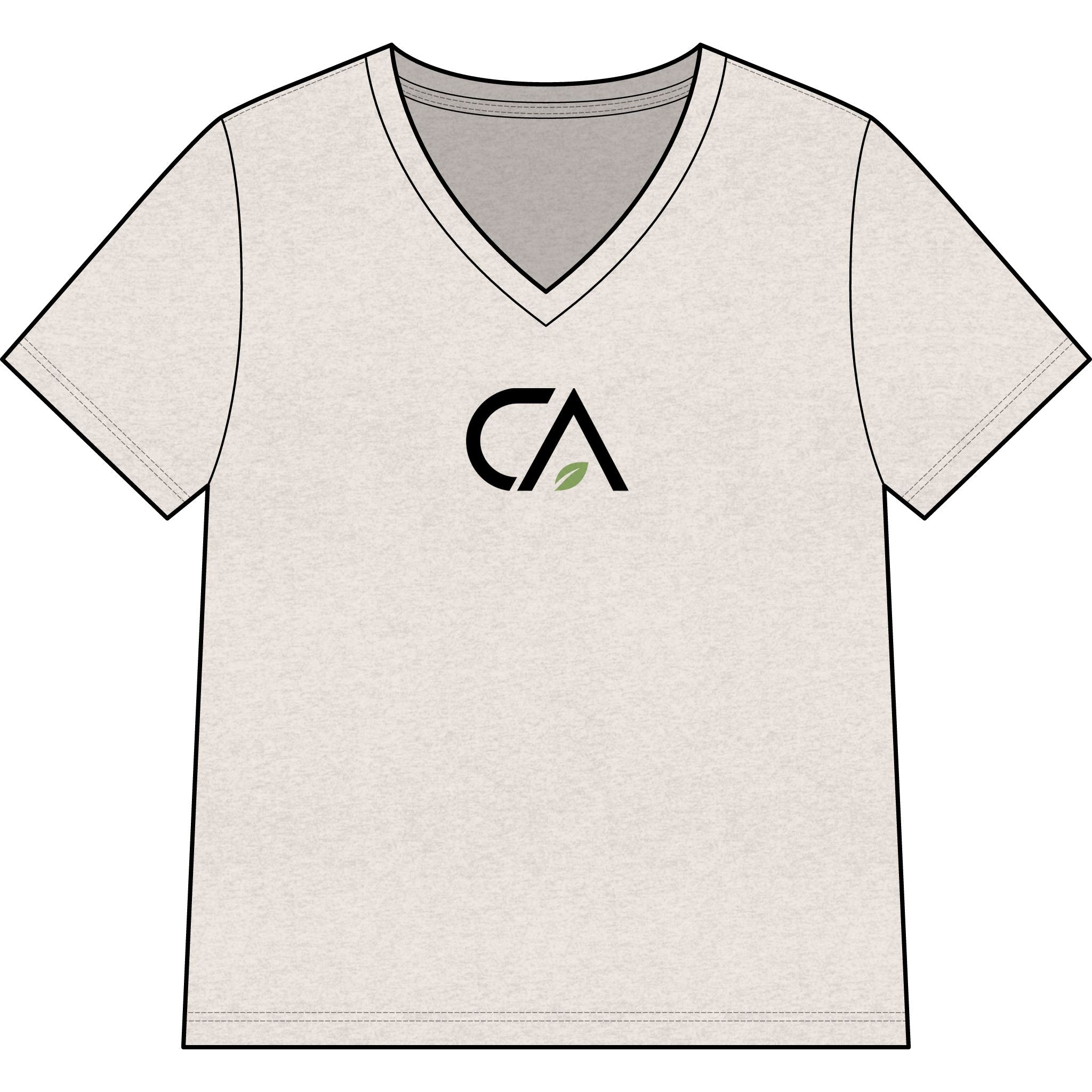 Clean Athletics™ Women’s Relaxed V-Neck Tee 02
