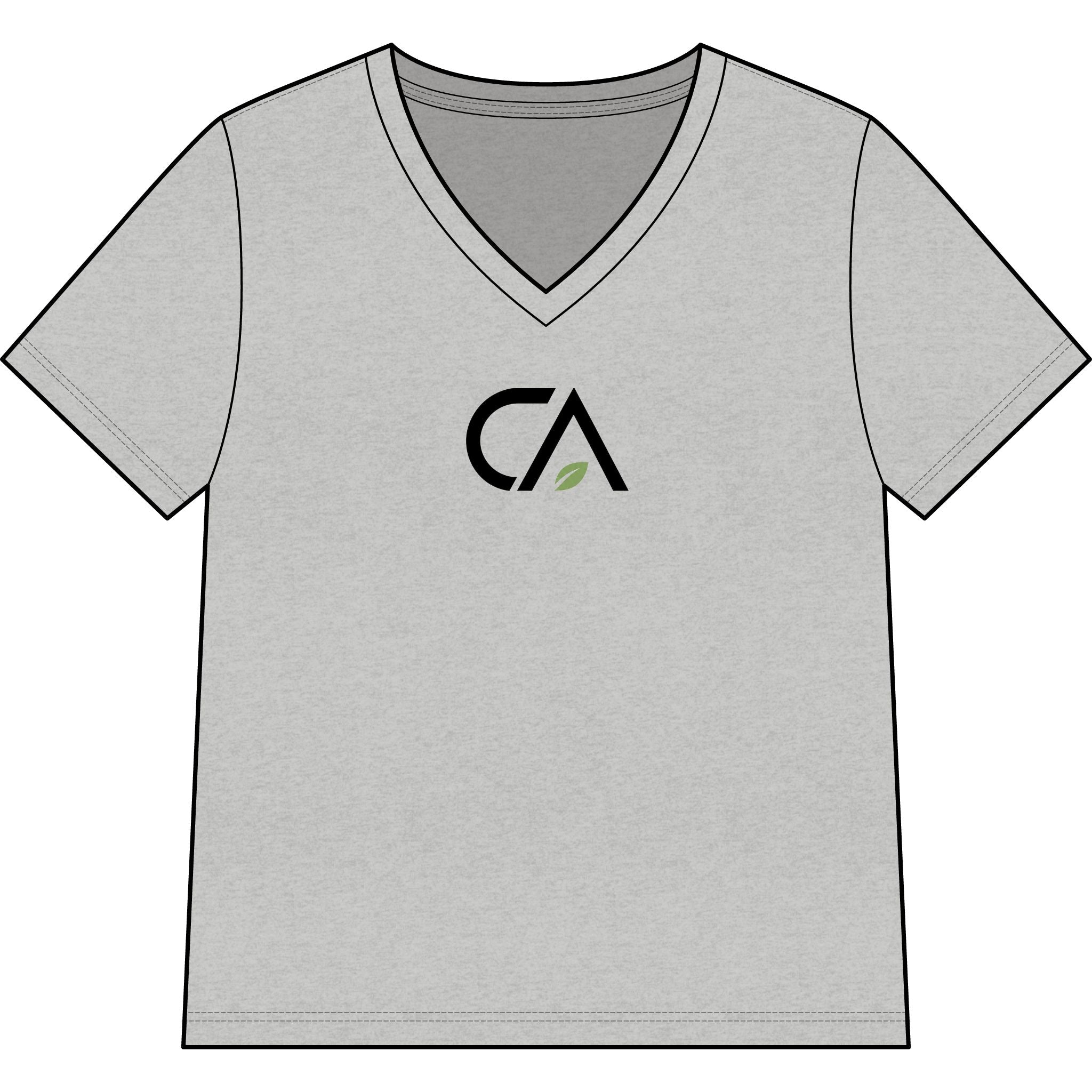 Clean Athletics™ Women’s Relaxed V-Neck Tee 02