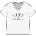 Clean Athletics™ Women’s Relaxed V-Neck Motto Tee