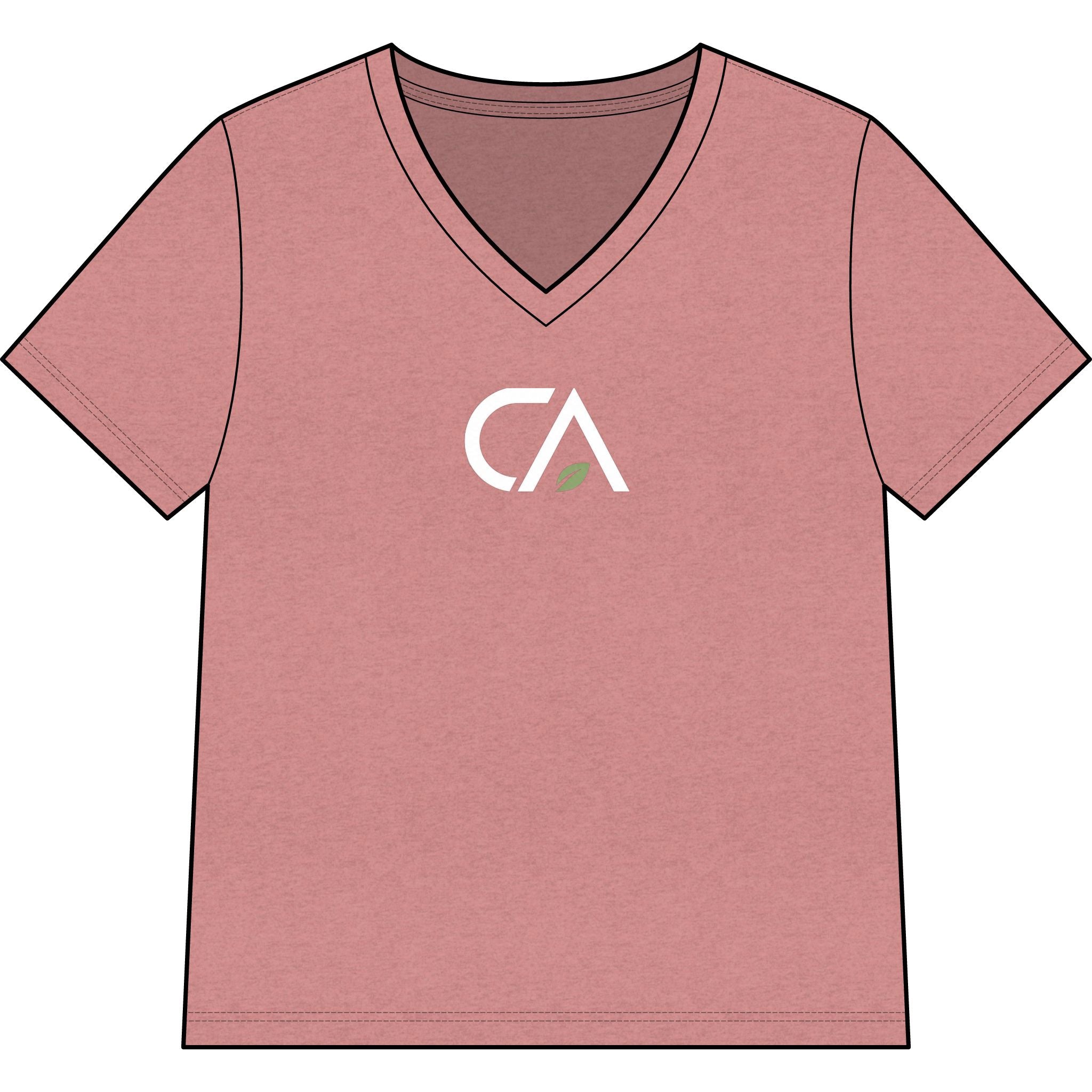 Clean Athletics™ Women’s Relaxed V-Neck Tee 02