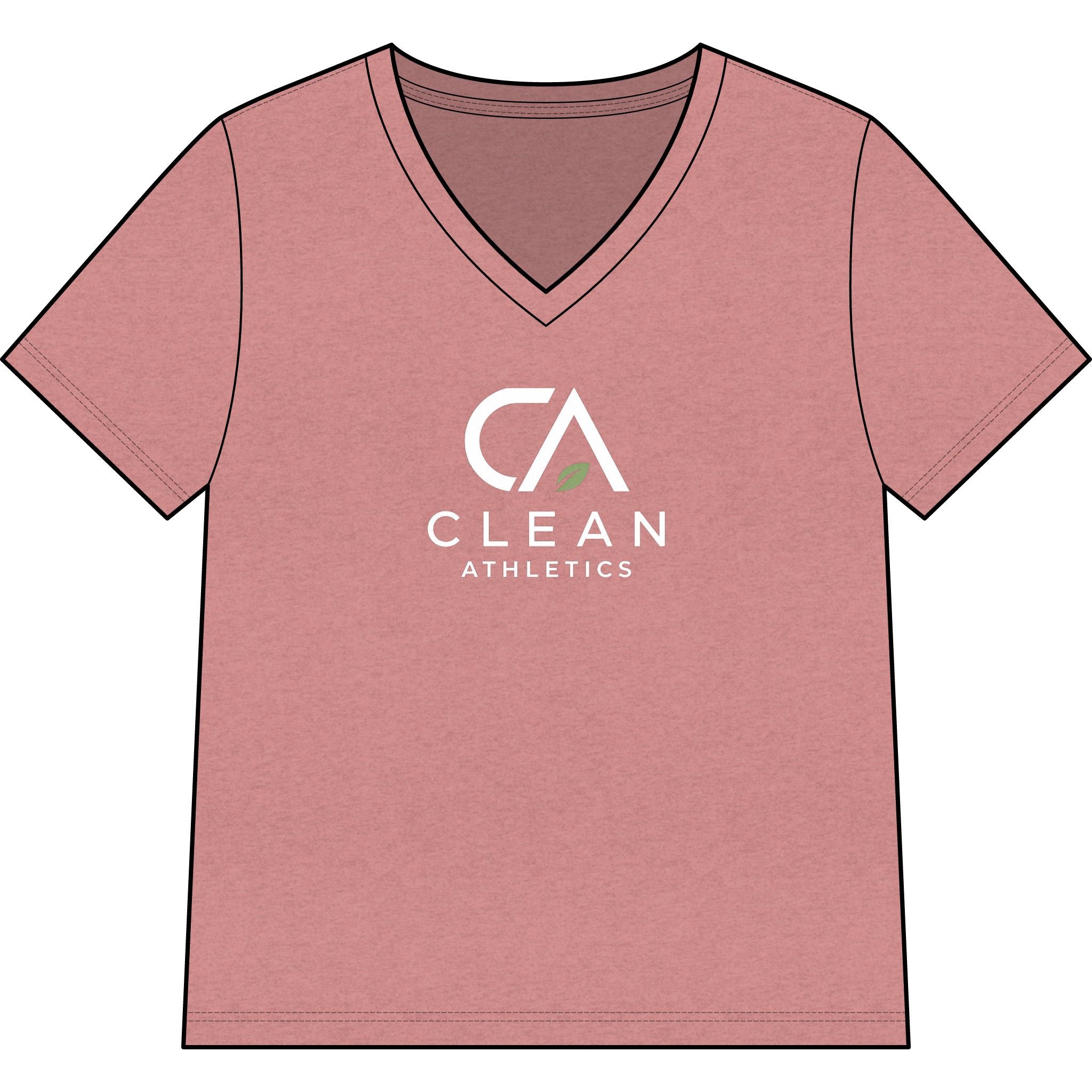 Clean Athletics™ Women’s Relaxed V-Neck Tee