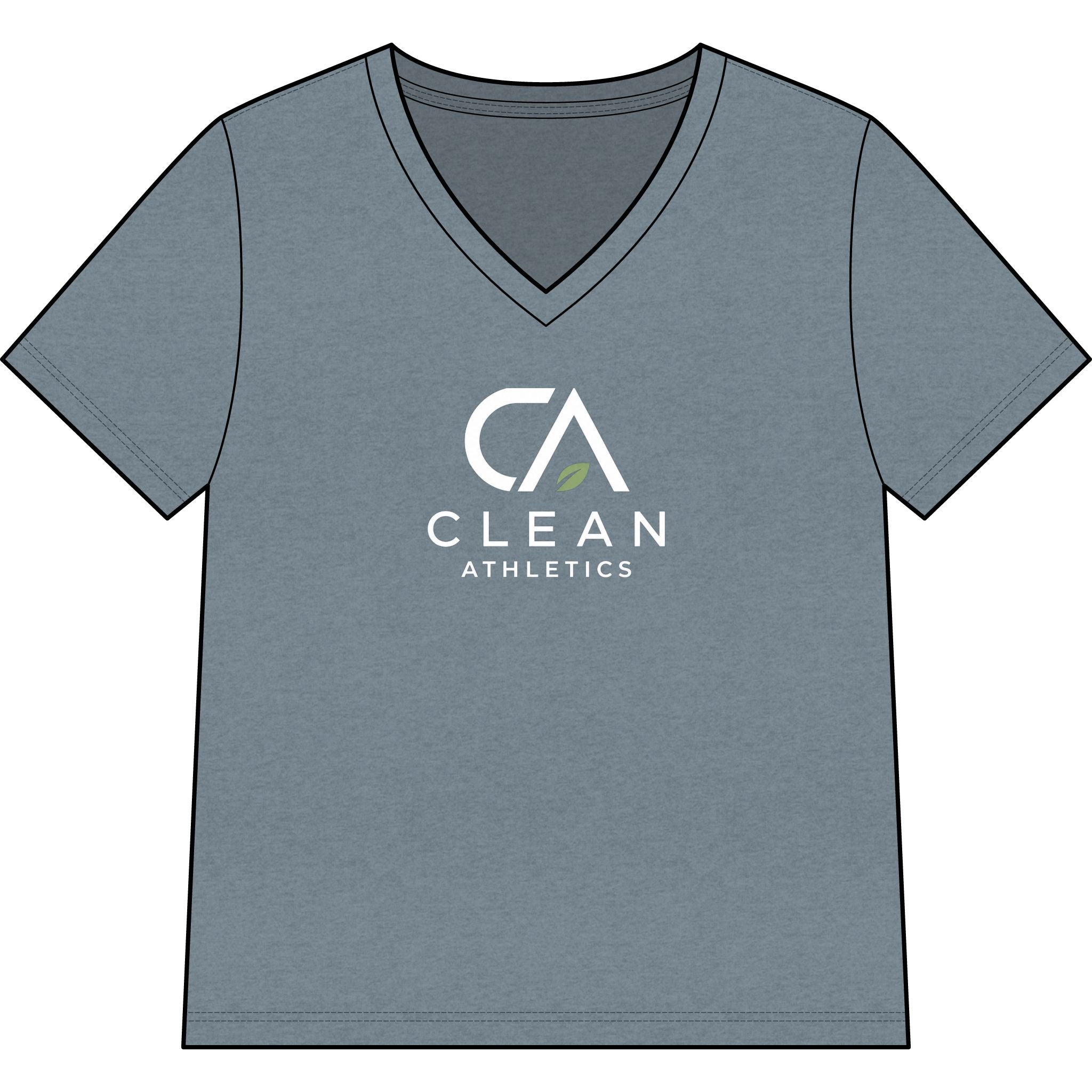 Clean Athletics™ Women’s Relaxed V-Neck Tee