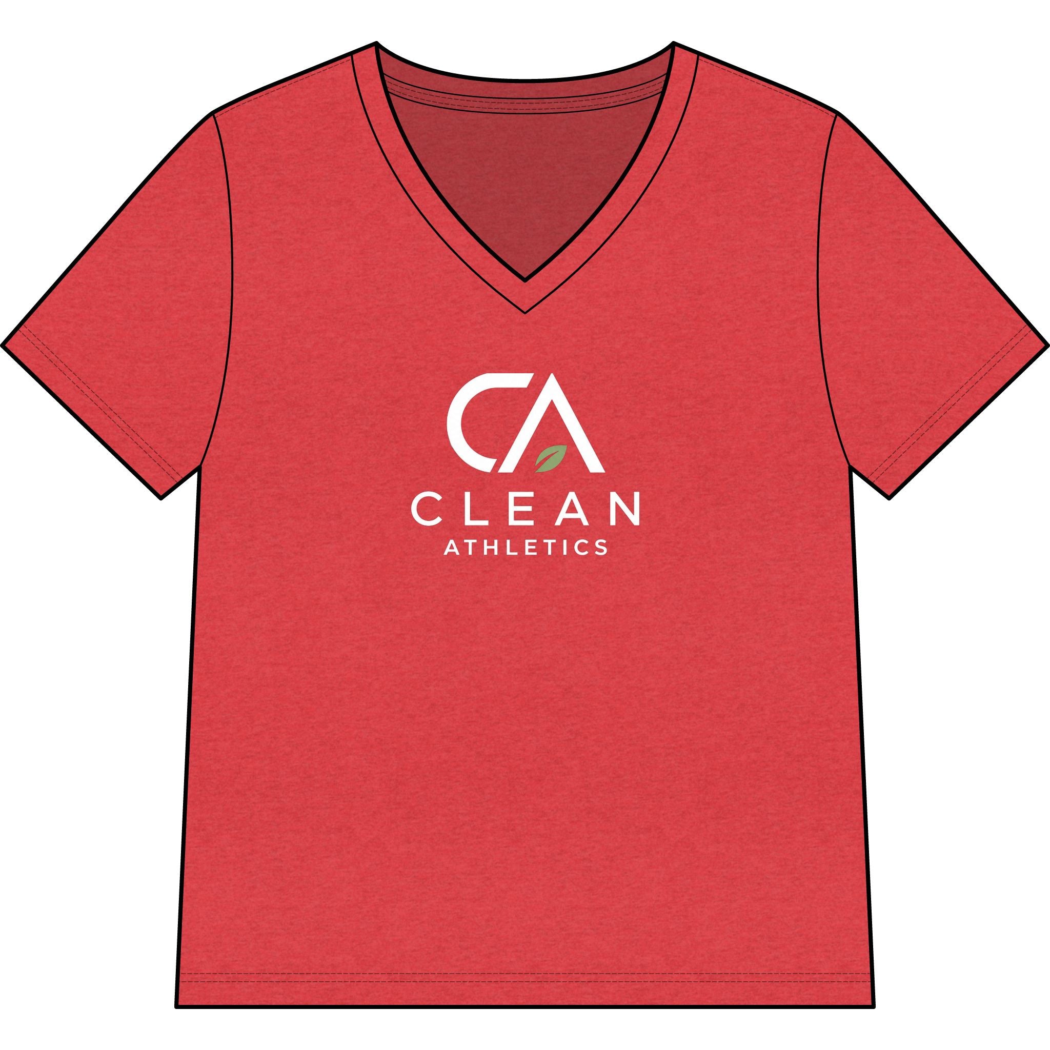 Clean Athletics™ Women’s Relaxed V-Neck Tee