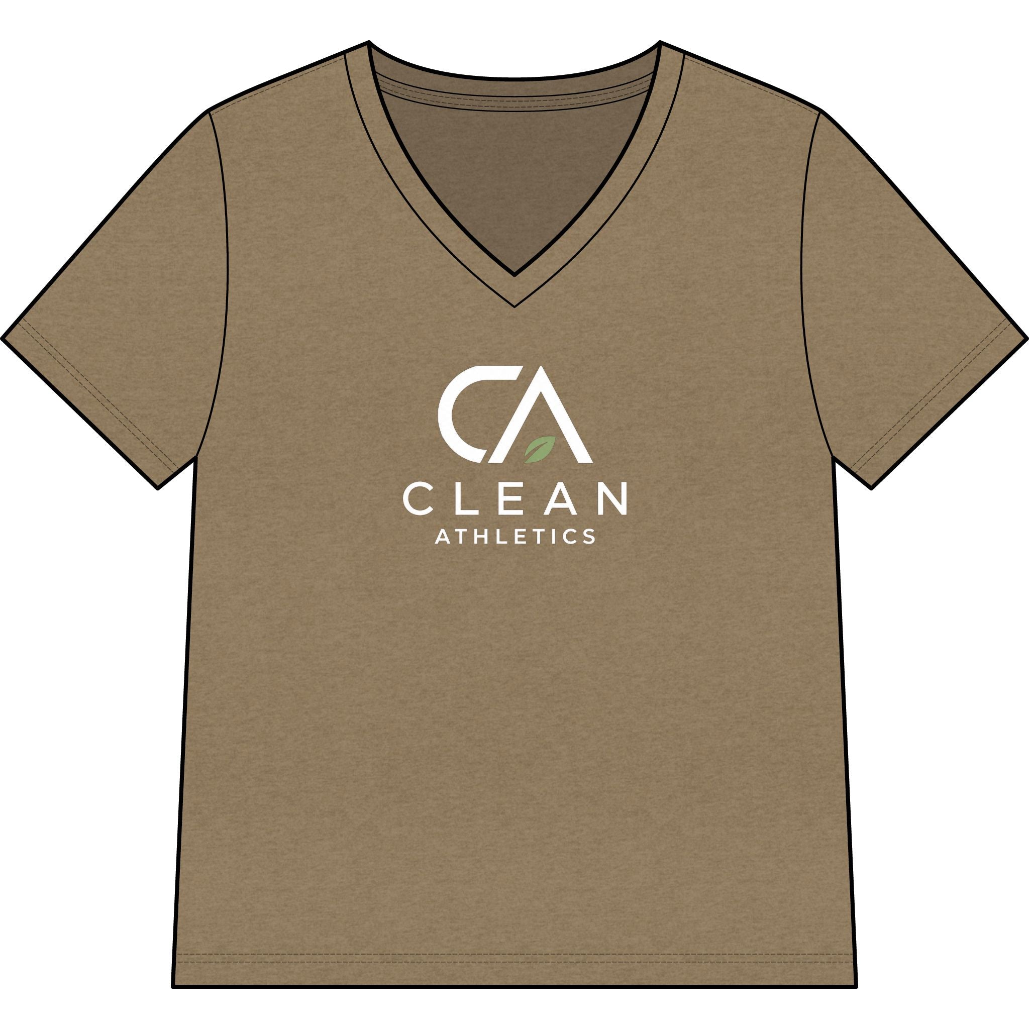 Clean Athletics™ Women’s Relaxed V-Neck Tee