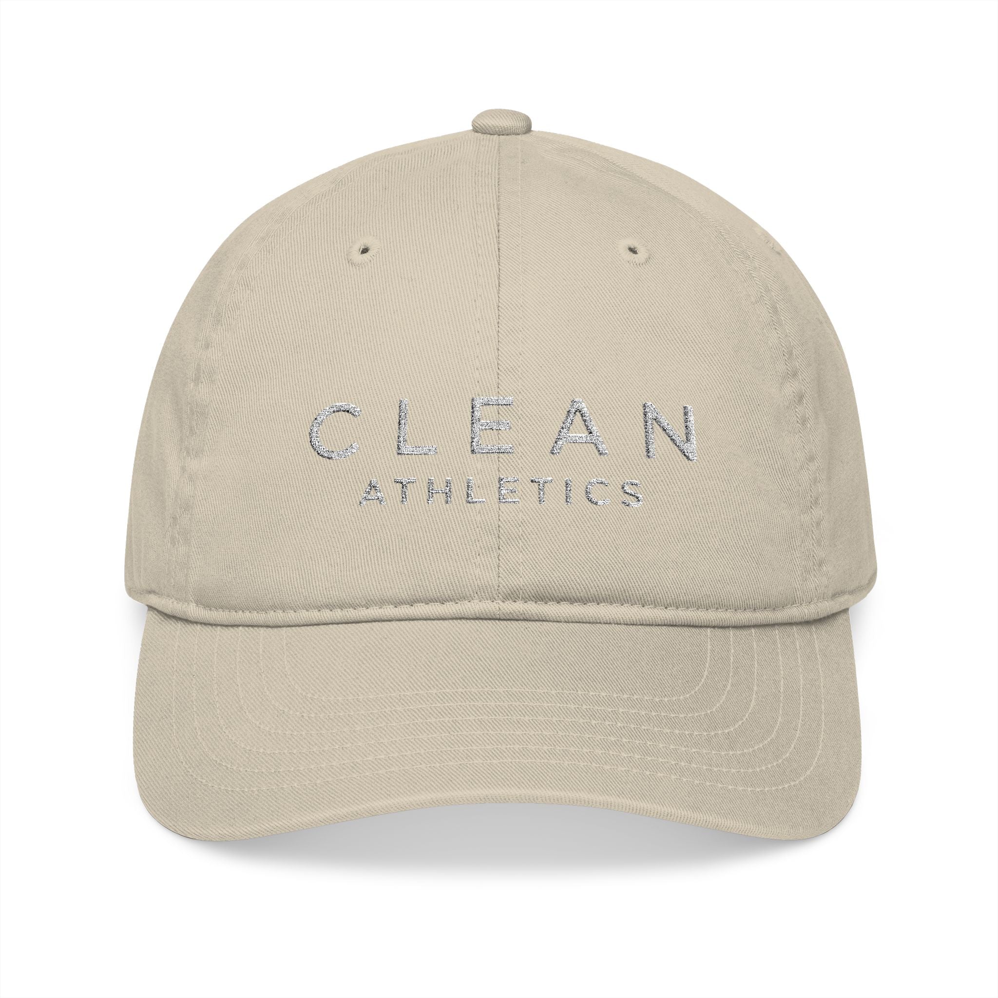 Clean Athletics™ Organic Baseball Cap 02 (Embroidered) | Unisex