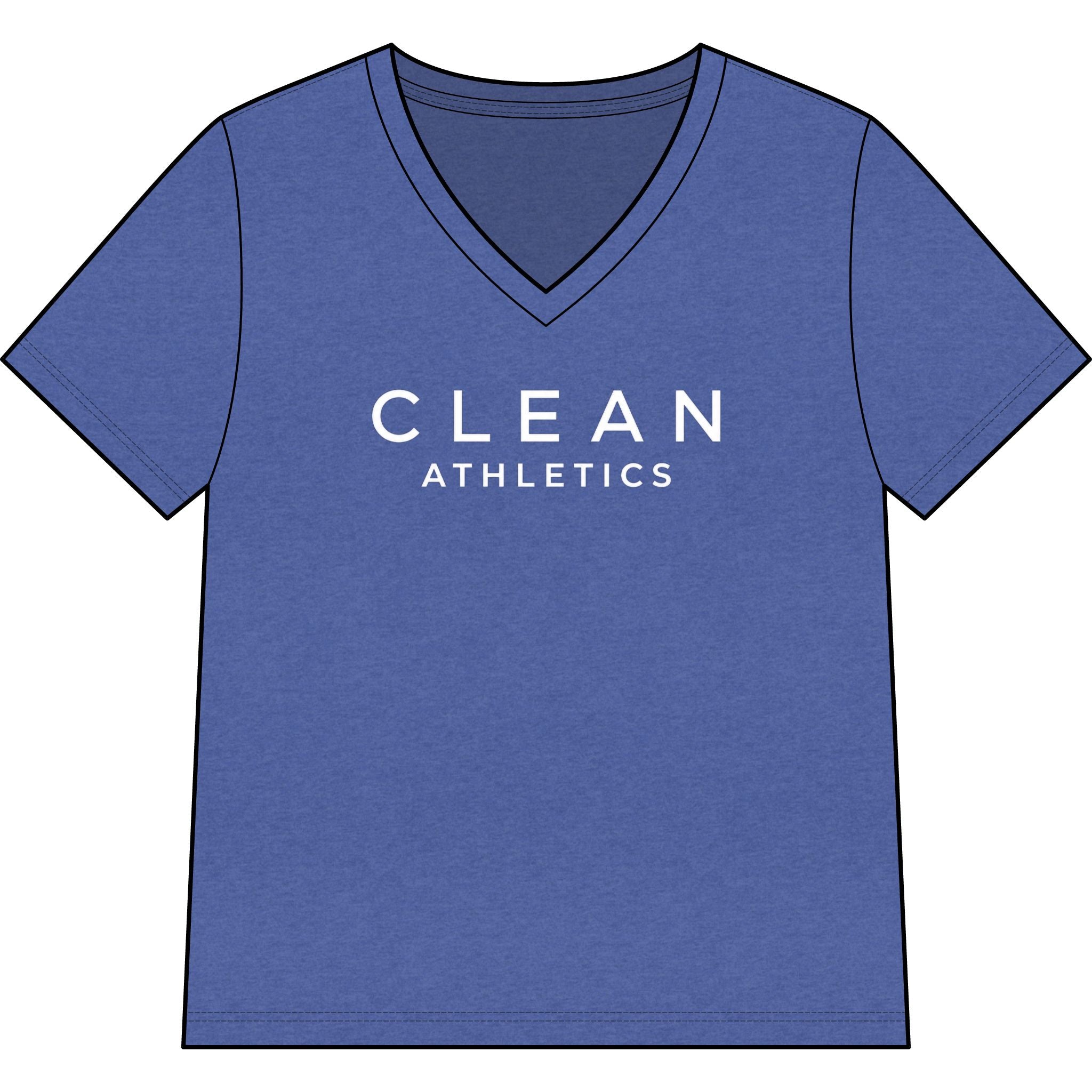 Clean Athletics™ Women’s Relaxed V-Neck Tee 03