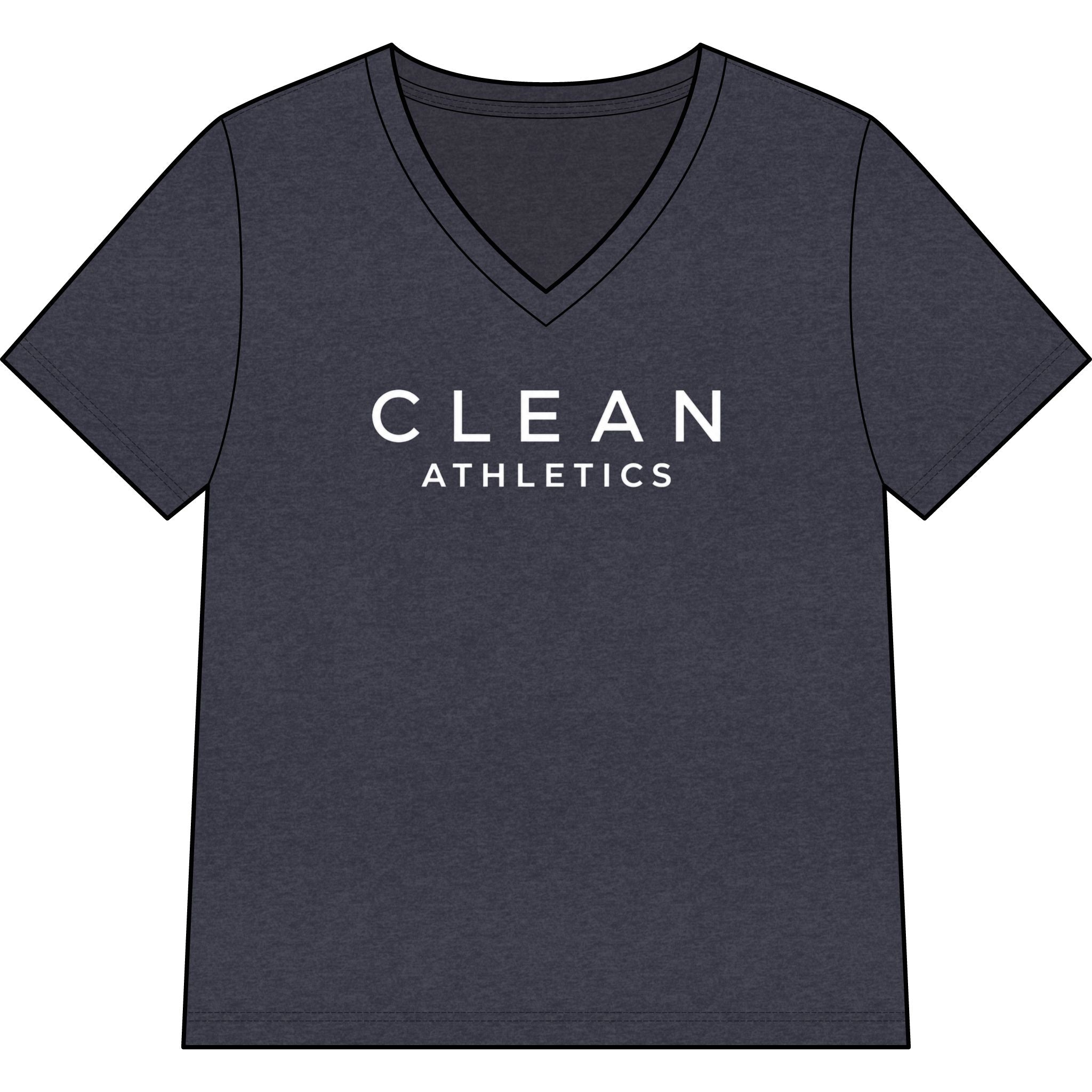 Clean Athletics™ Women’s Relaxed V-Neck Tee 03