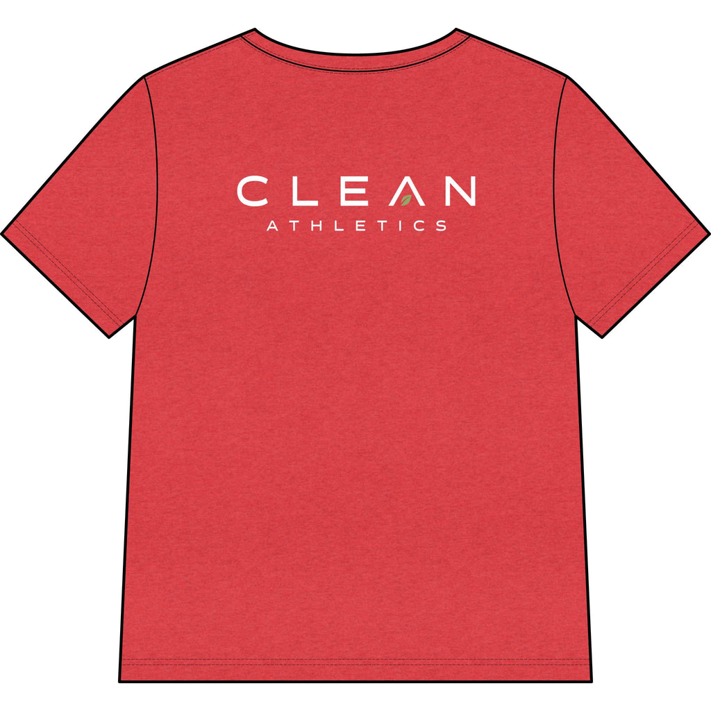 Clean Athletics™ Women’s Relaxed V-Neck Motto Tee