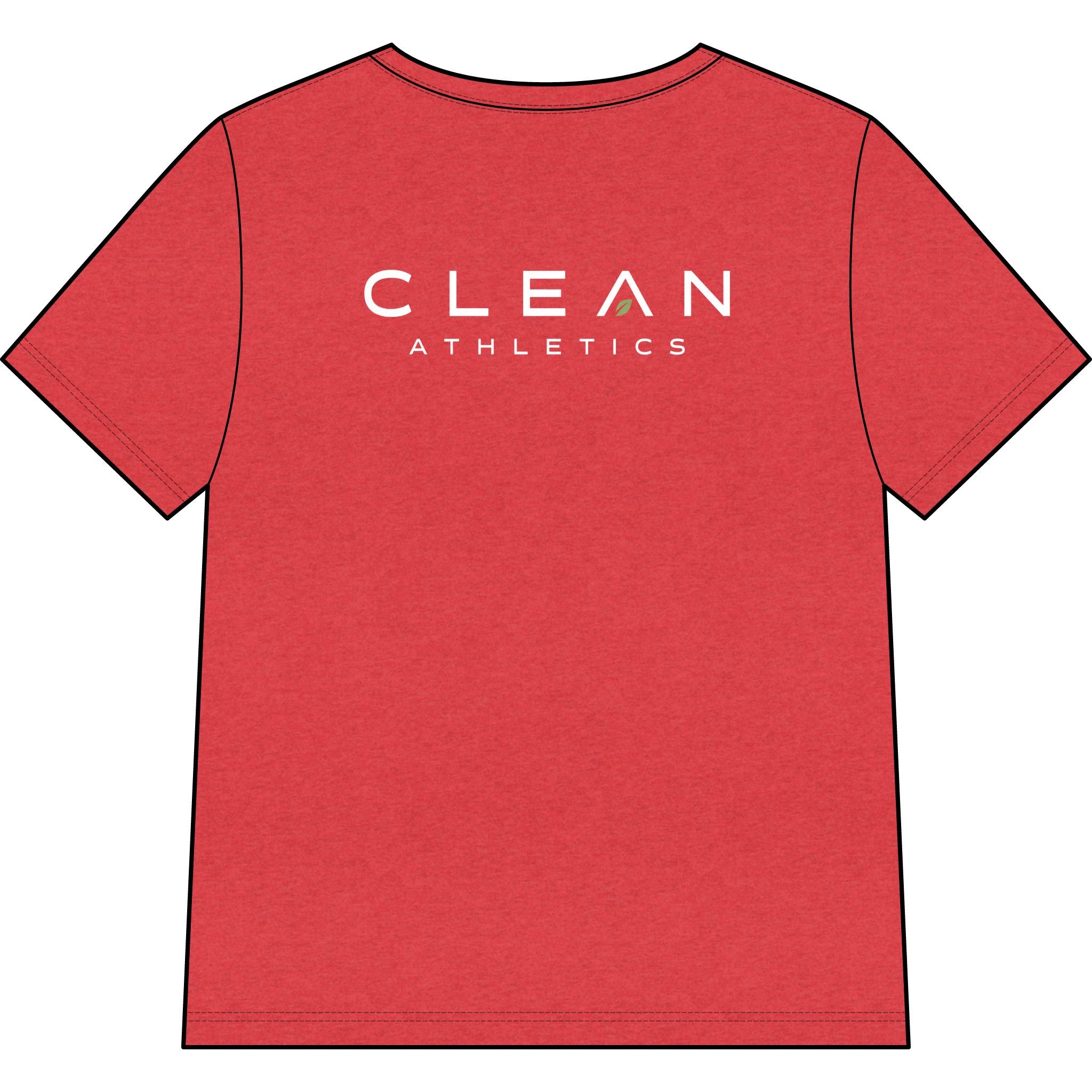 Clean Athletics™ Women’s Relaxed V-Neck Motto Tee
