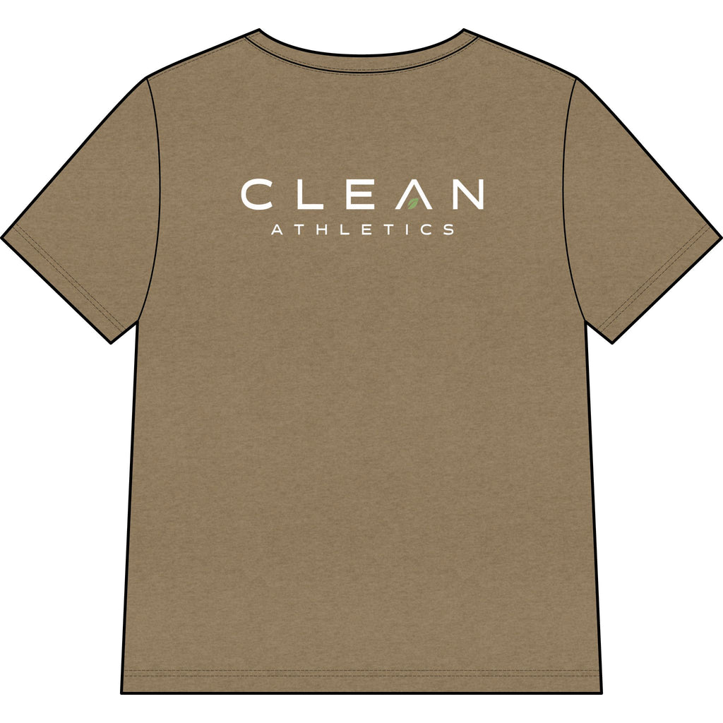 Clean Athletics™ Women’s Relaxed V-Neck Motto Tee