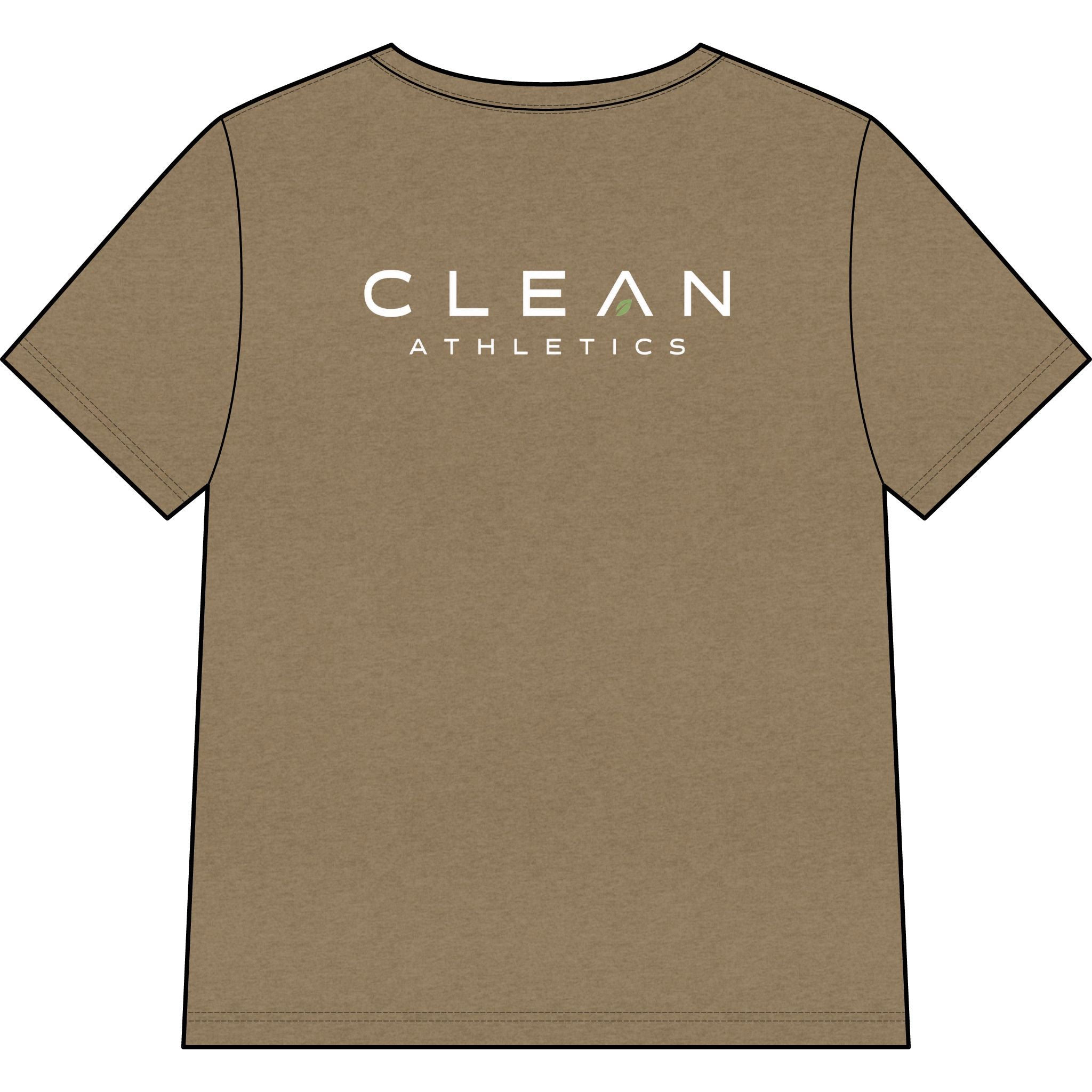 Clean Athletics™ Women’s Relaxed V-Neck Motto Tee