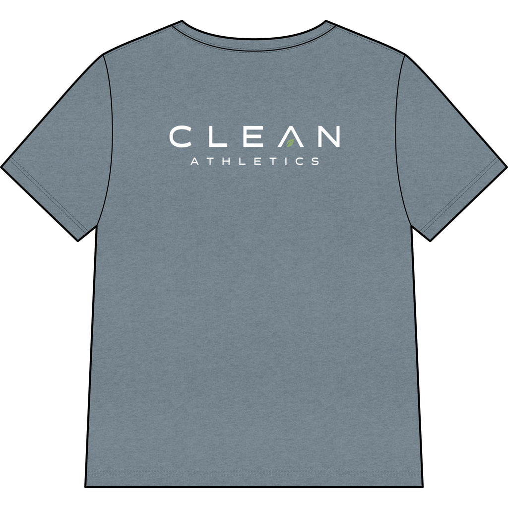 Clean Athletics™ Women’s Relaxed V-Neck Motto Tee