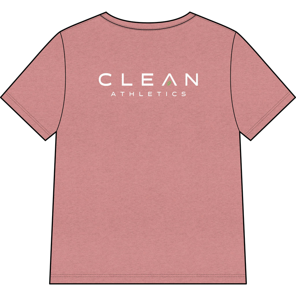 Clean Athletics™ Women’s Relaxed V-Neck Motto Tee