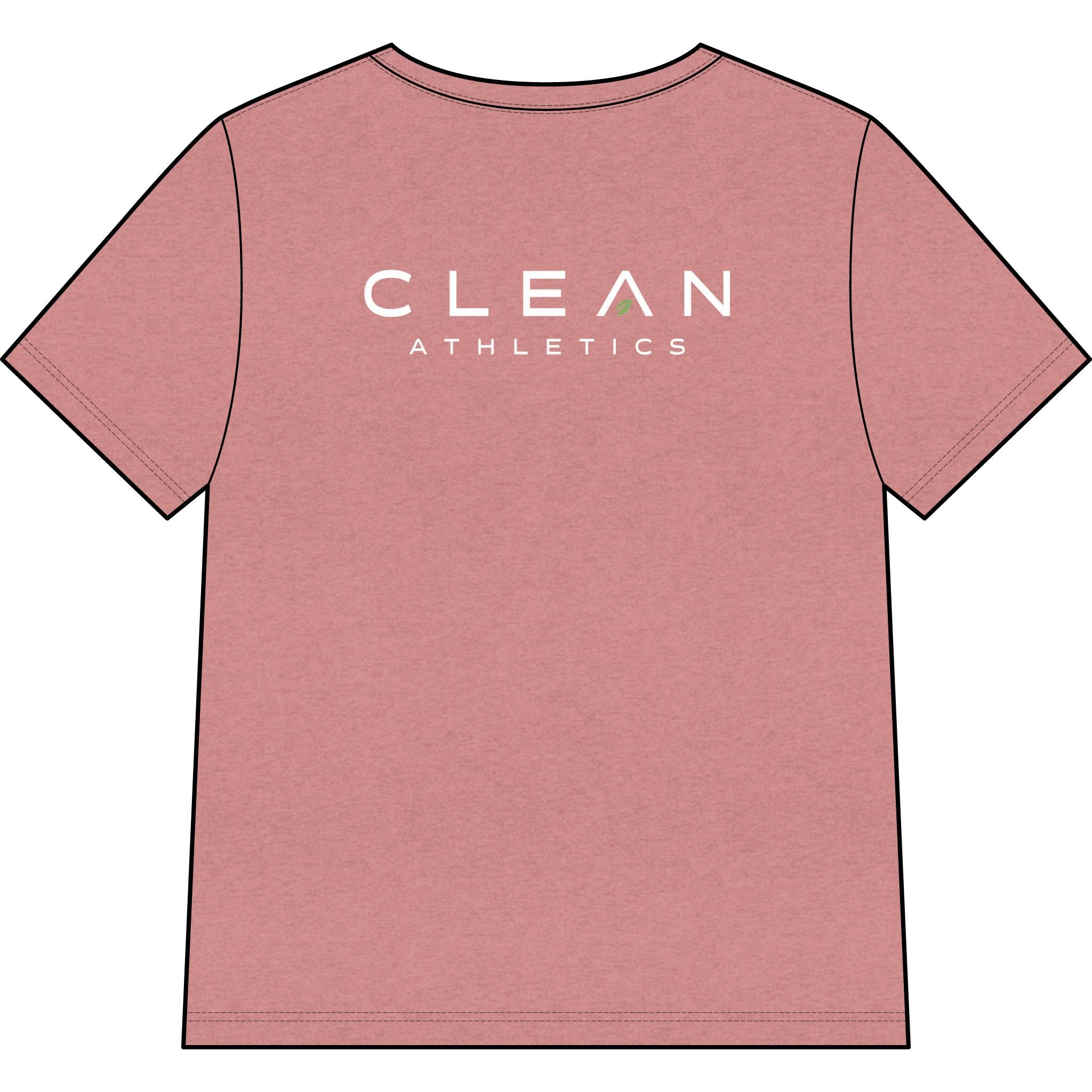 Clean Athletics™ Women’s Relaxed V-Neck Motto Tee