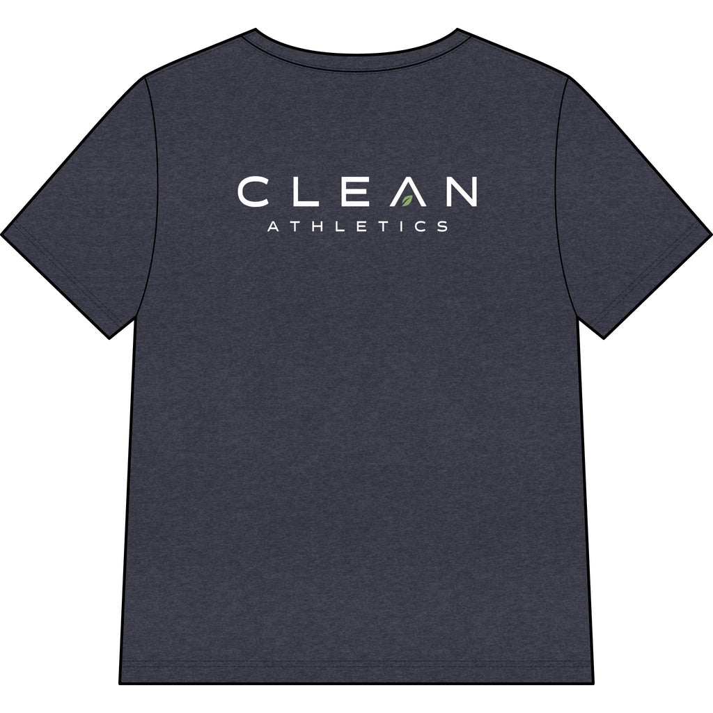 Clean Athletics™ Women’s Relaxed V-Neck Motto Tee