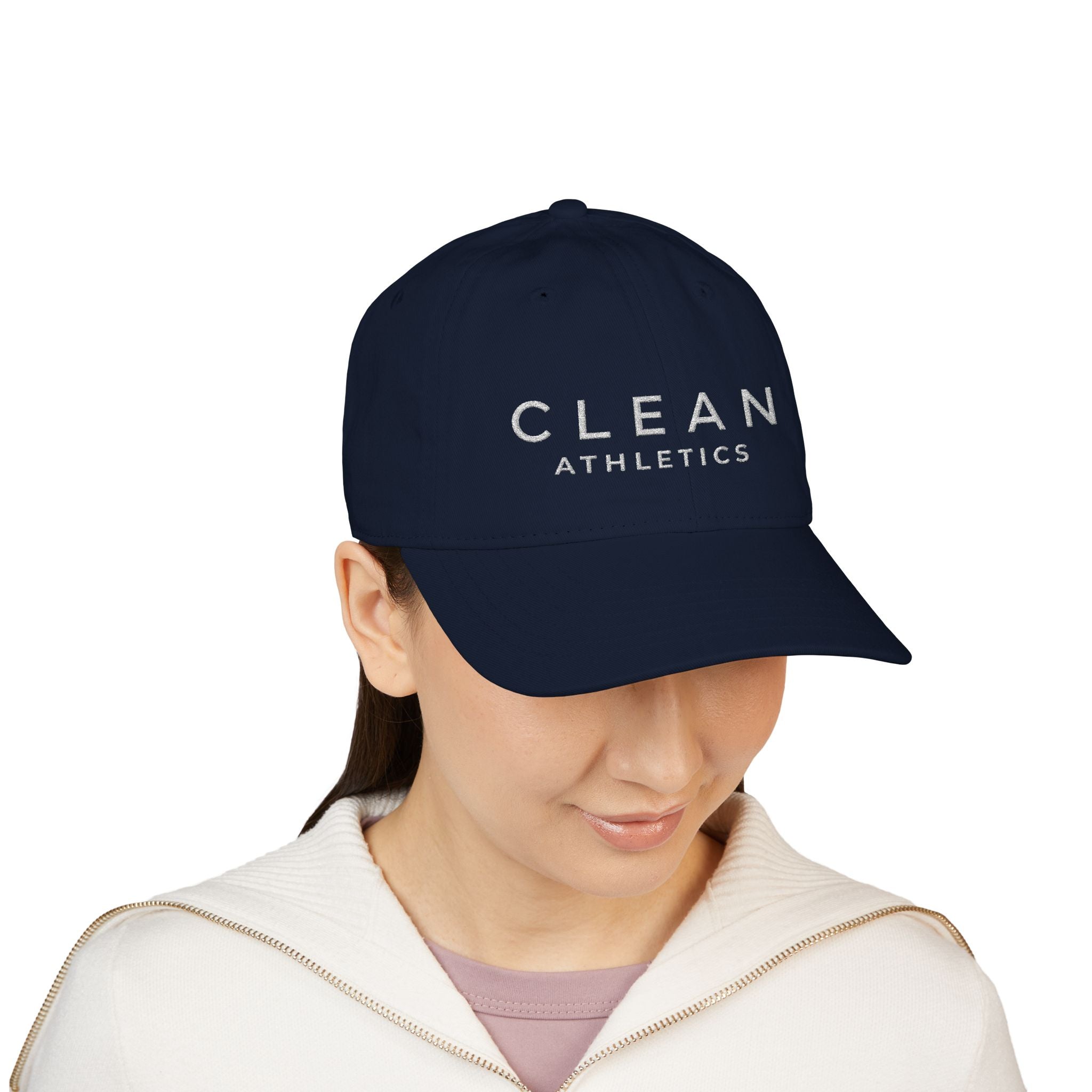 Clean Athletics™ Organic Baseball Cap 02 (Embroidered) | Unisex