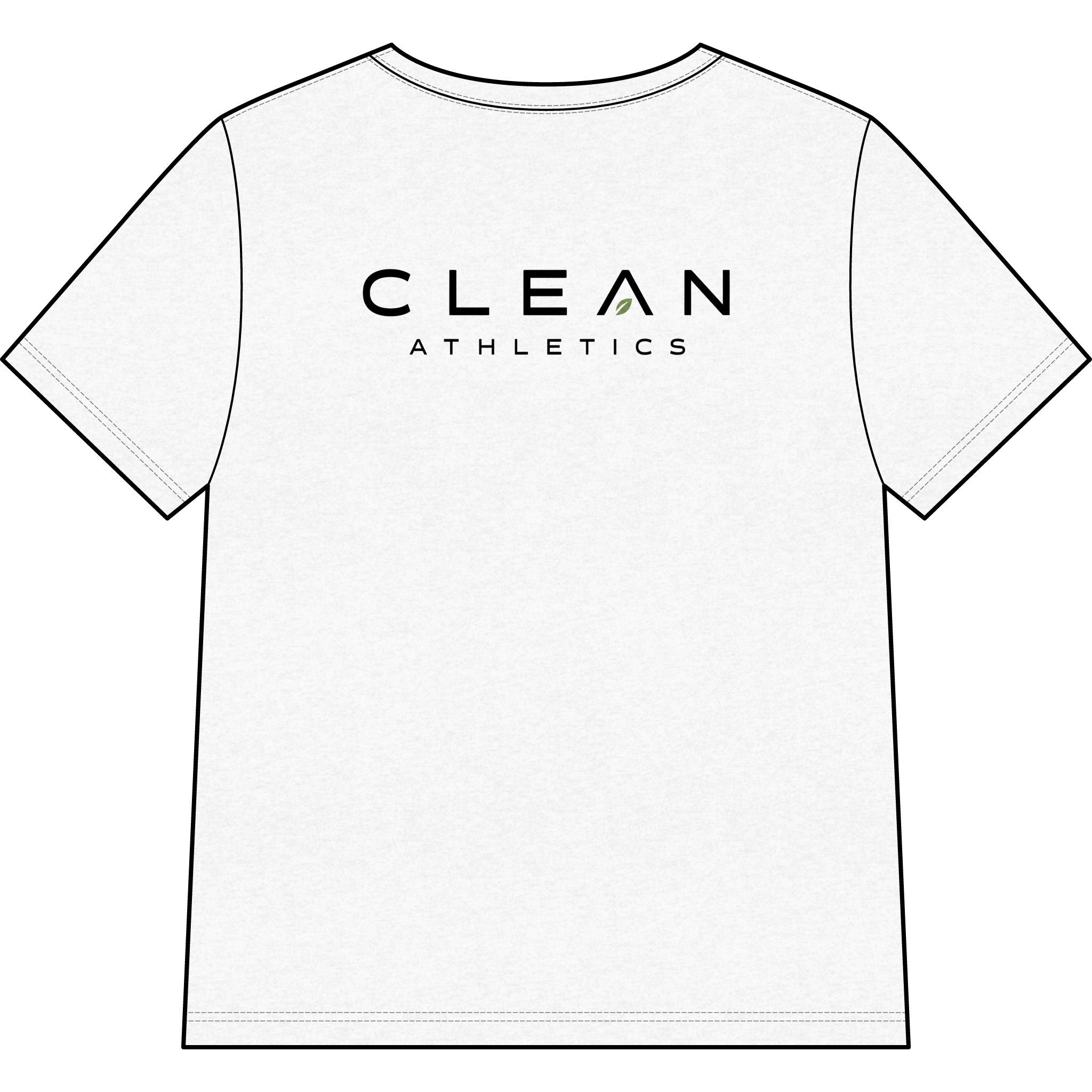 Clean Athletics™ Women’s Relaxed V-Neck Motto Tee