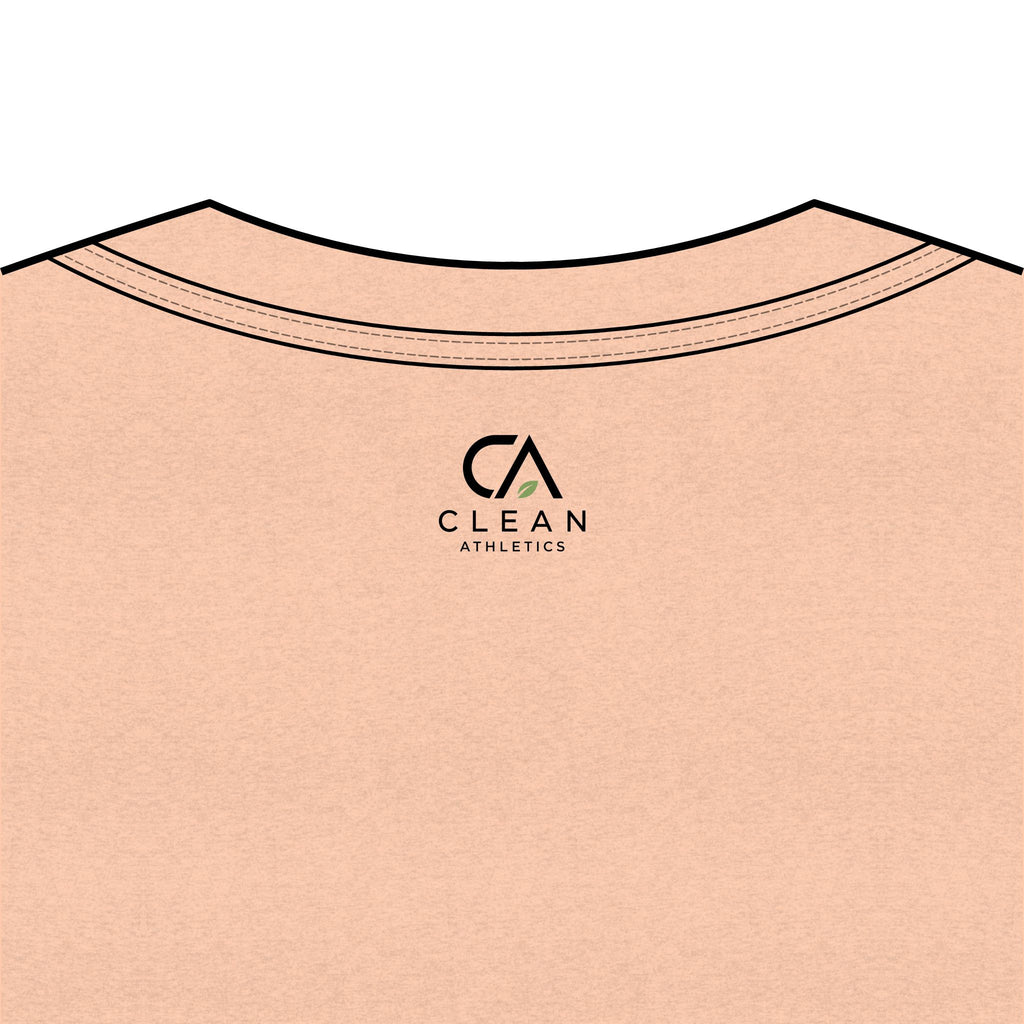 Clean Athletics™ Women’s Relaxed V-Neck Motto Tee