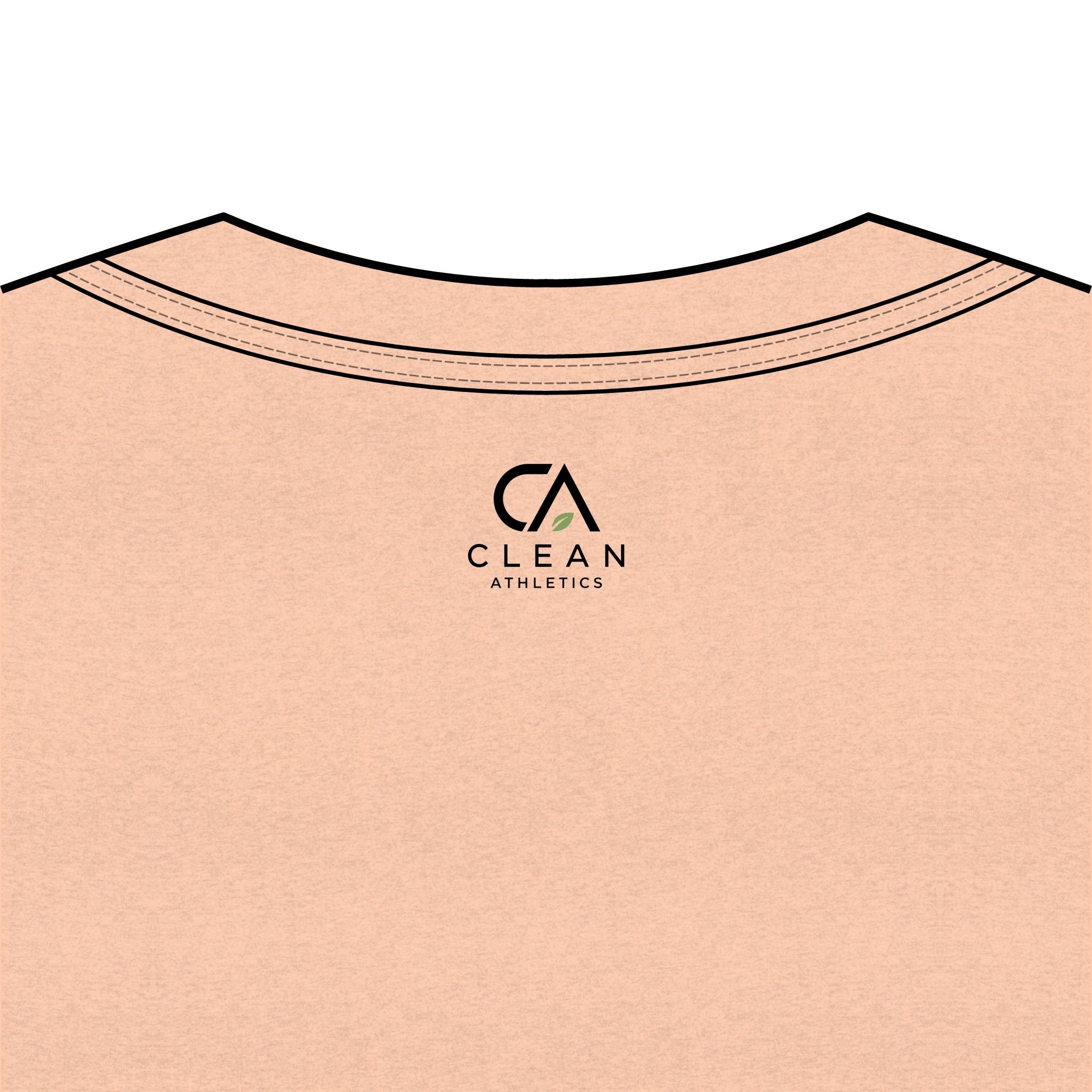 Clean Athletics™ Women’s Relaxed V-Neck Motto Tee