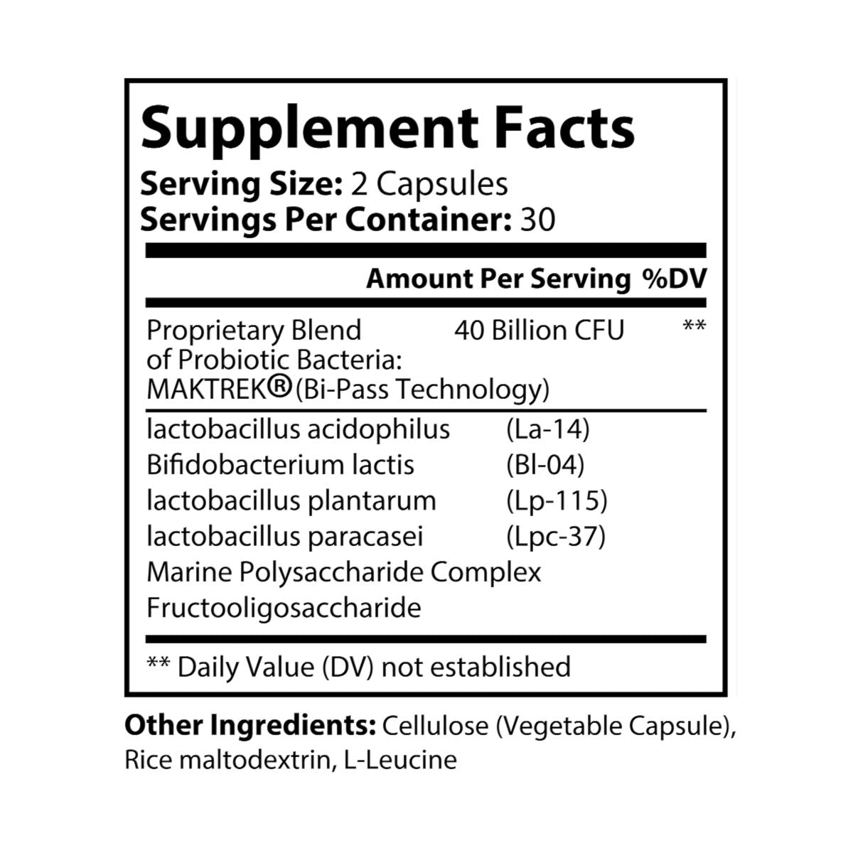 Clean Core Probiotics™ (60 Capsules)